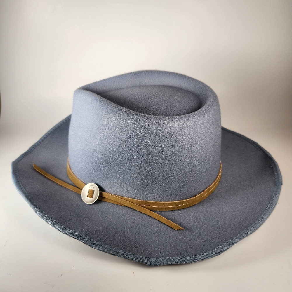 FRYE Cowboy Hat One Size Blue Western